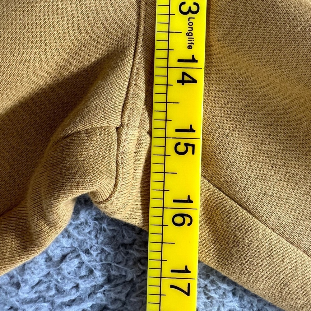 Timberland Sweatpants Men's L Mustard Yellow Boot Company Graphic Logo Ankle Zip - Picture 11 of 14